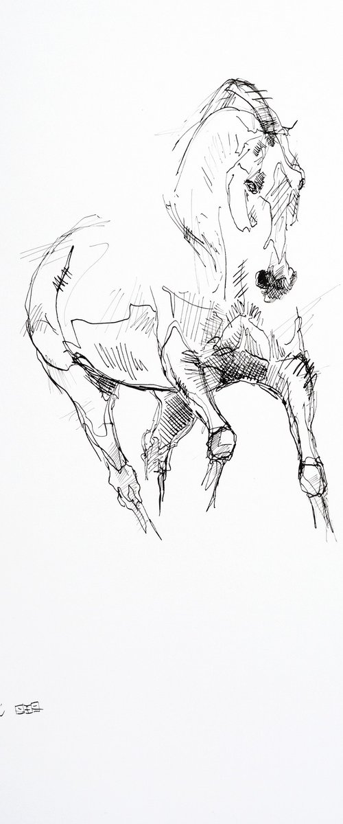 Equine Nude 29a by Benedicte Gele