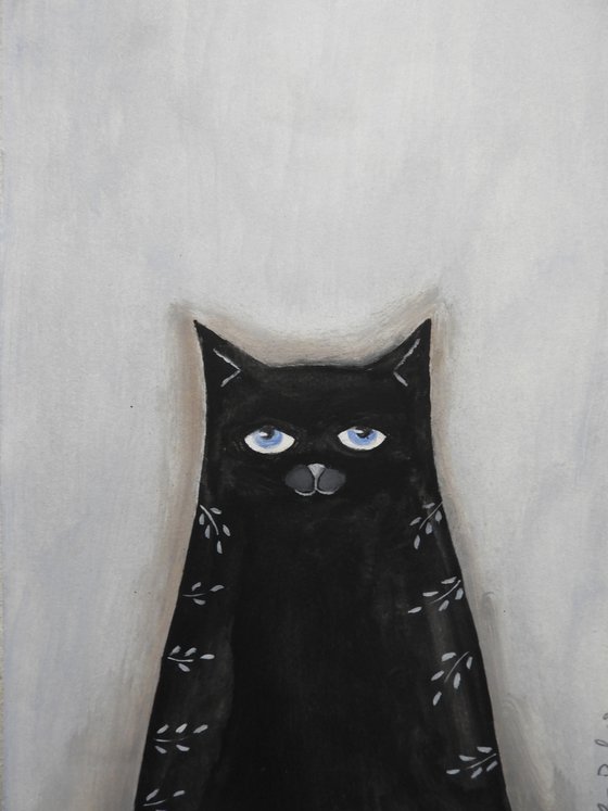 The black cat