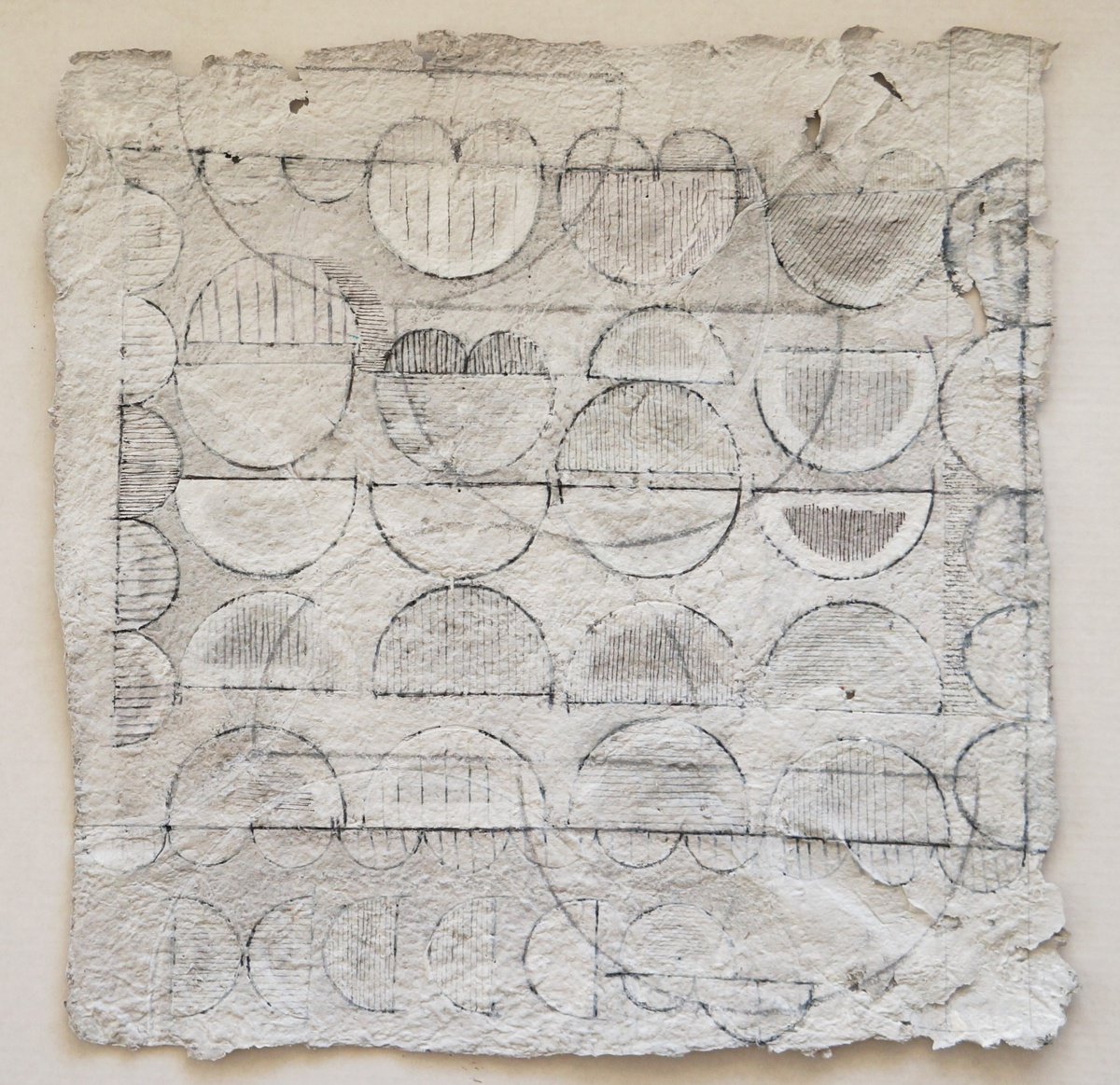 Geometric Abstract Painting By Anna Jannack, 12 X 12, Mind Shaping Xxi, Original Artwork