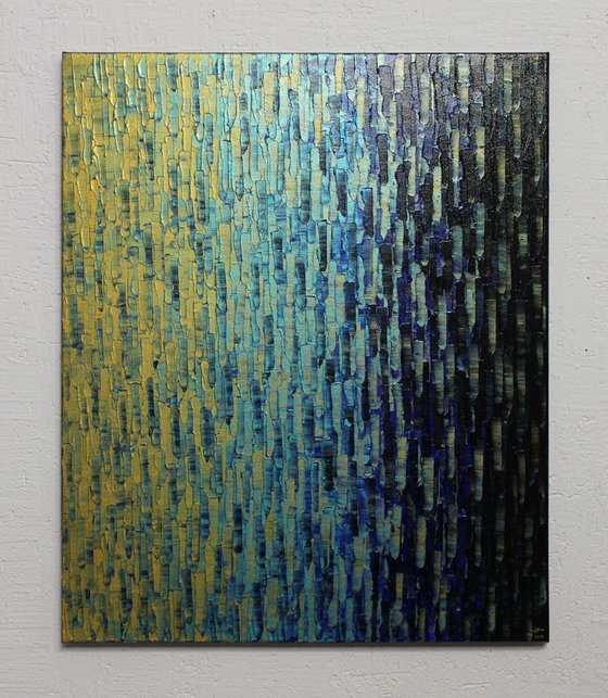 Blue-gold gradient