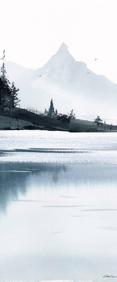 Mountain Lake #31 by Eugenia Gorbacheva