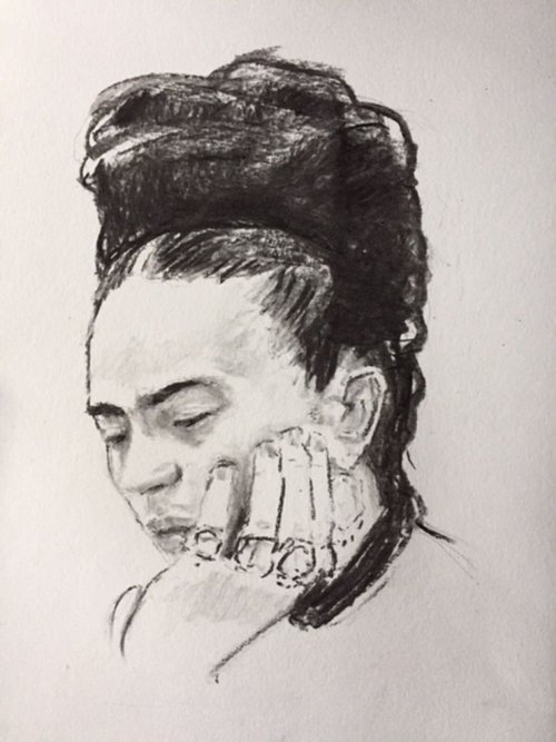 Frida Kahlo 1 by Dominique Dève