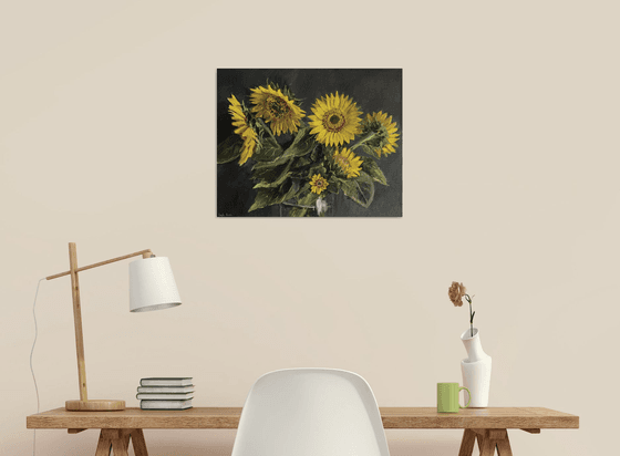 Sunflowers bouquet