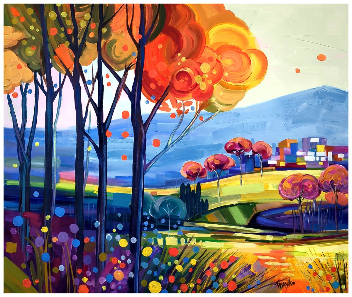 Scent Of The Evening Forest By Trayko Popov, 39 X 33, Artwork For Sale On Artfinder