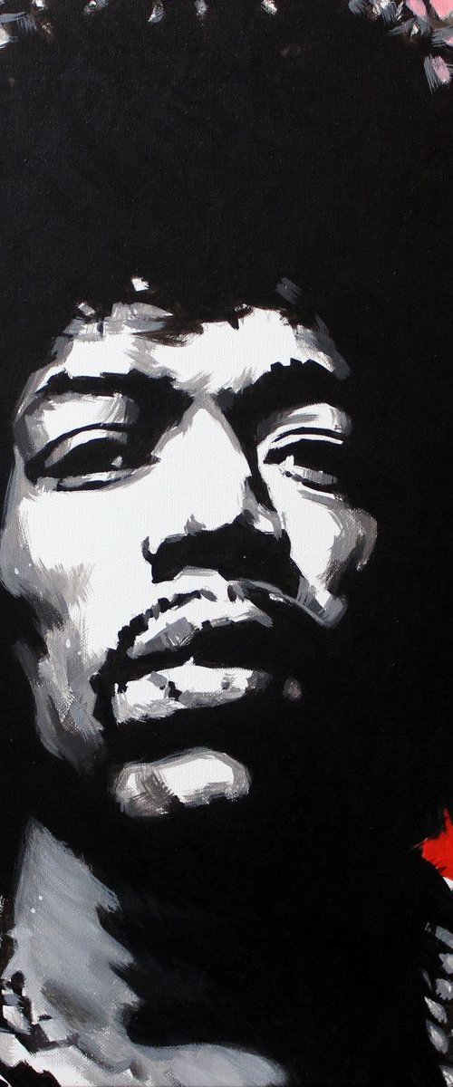 Jimi Hendrix by Volodymyr Melnychuk