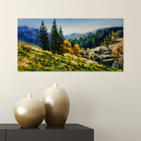 "Autumn in the mountains" landscape