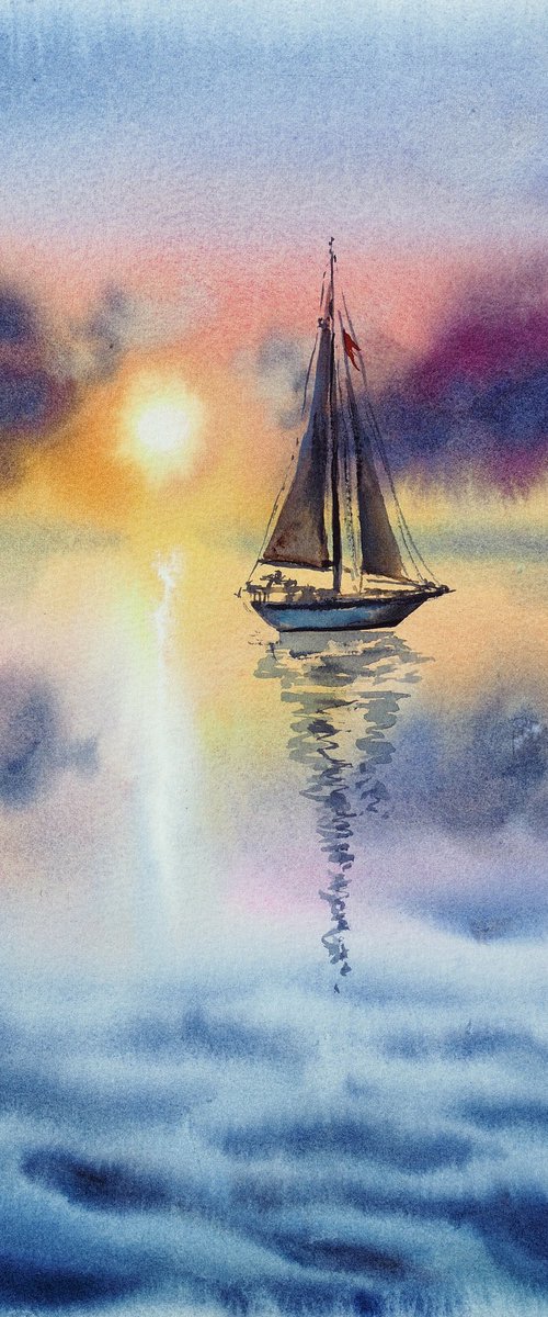 Morning Sea by Delnara El