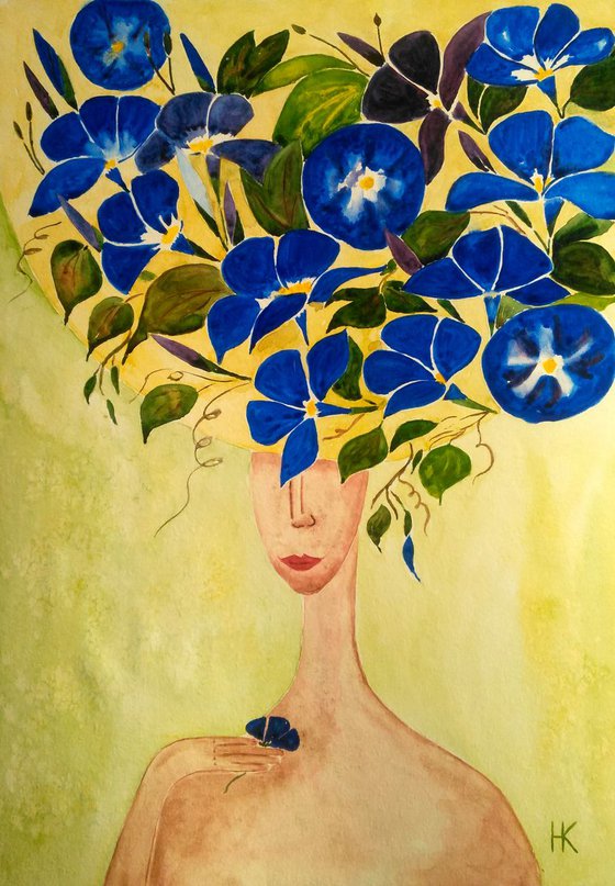 " Queen of the blue flowers"