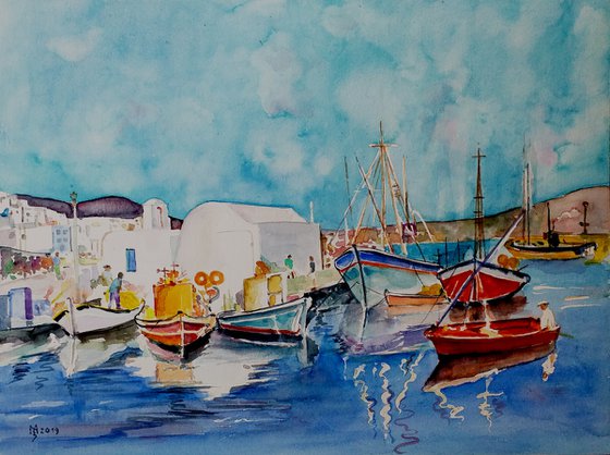 PAROS GREECE 49 x 36 cm