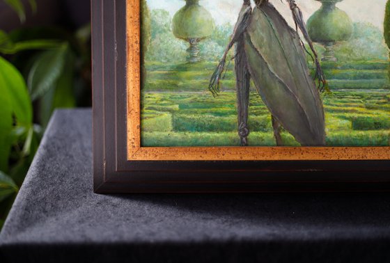 Riddles - oil painting (framed)