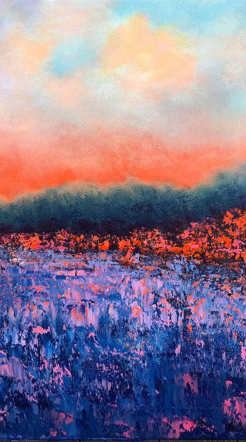Orange Bushes by Faith Patterson