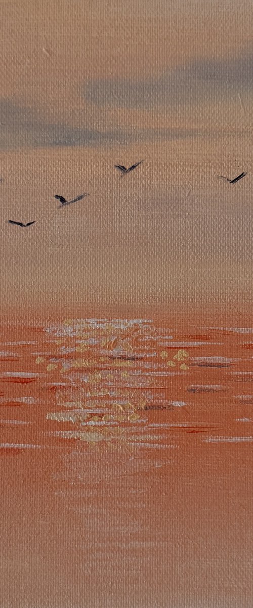 Last light over silence by Aisylu Burangulova