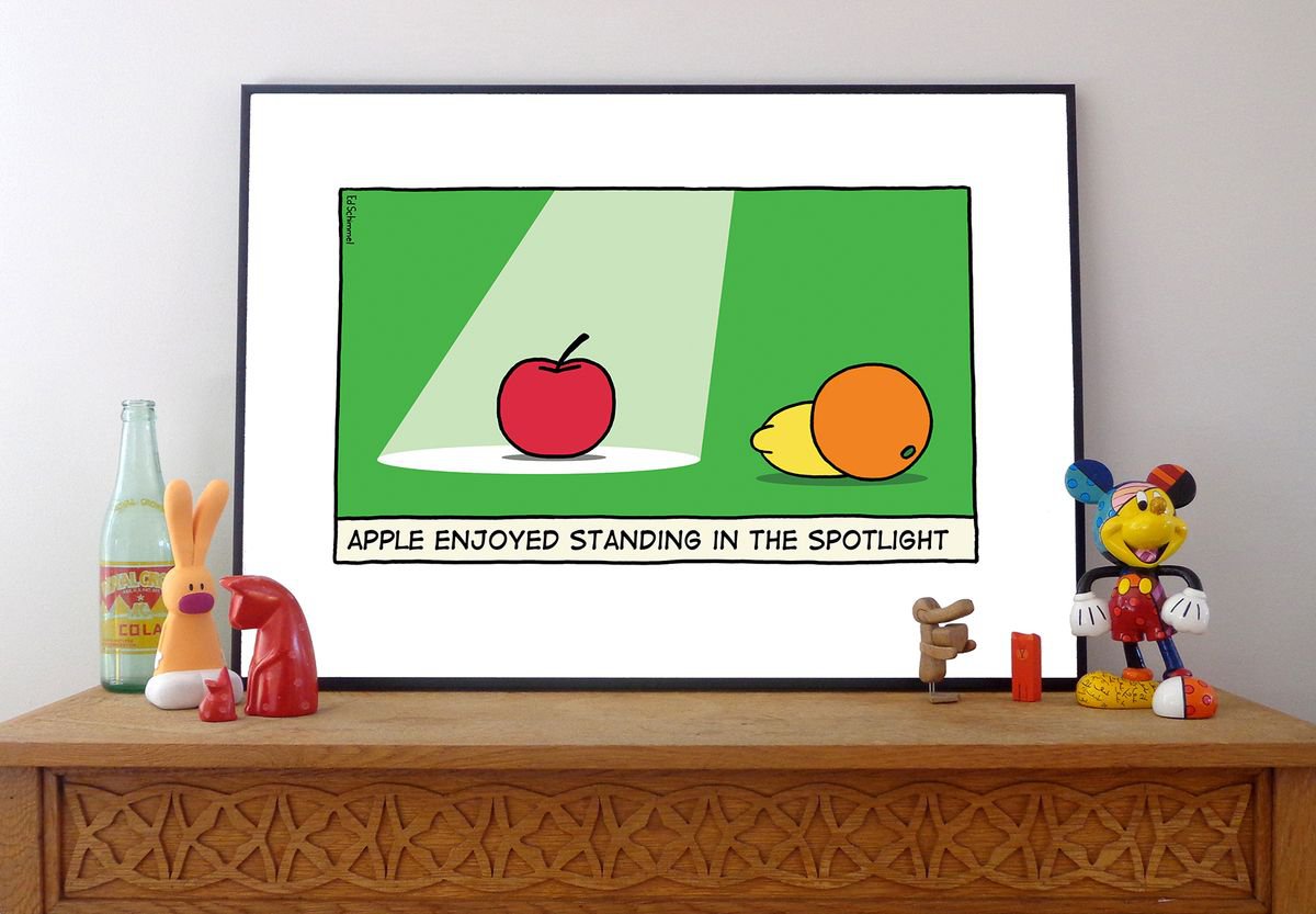 Most popular fruit - Pop Art Print by Ed Schimmel