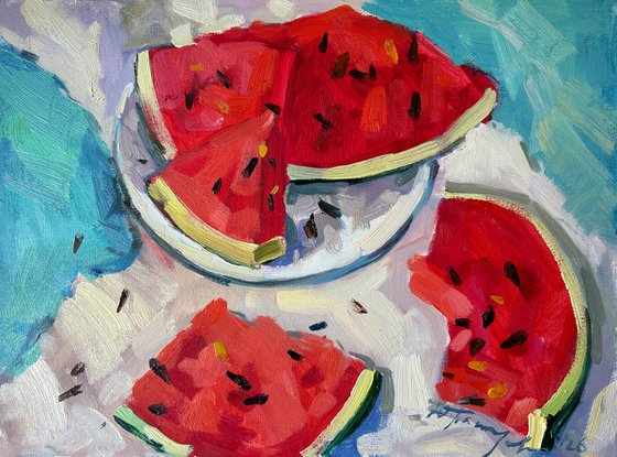 watermelon slices