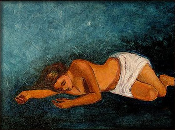 Reclining woman