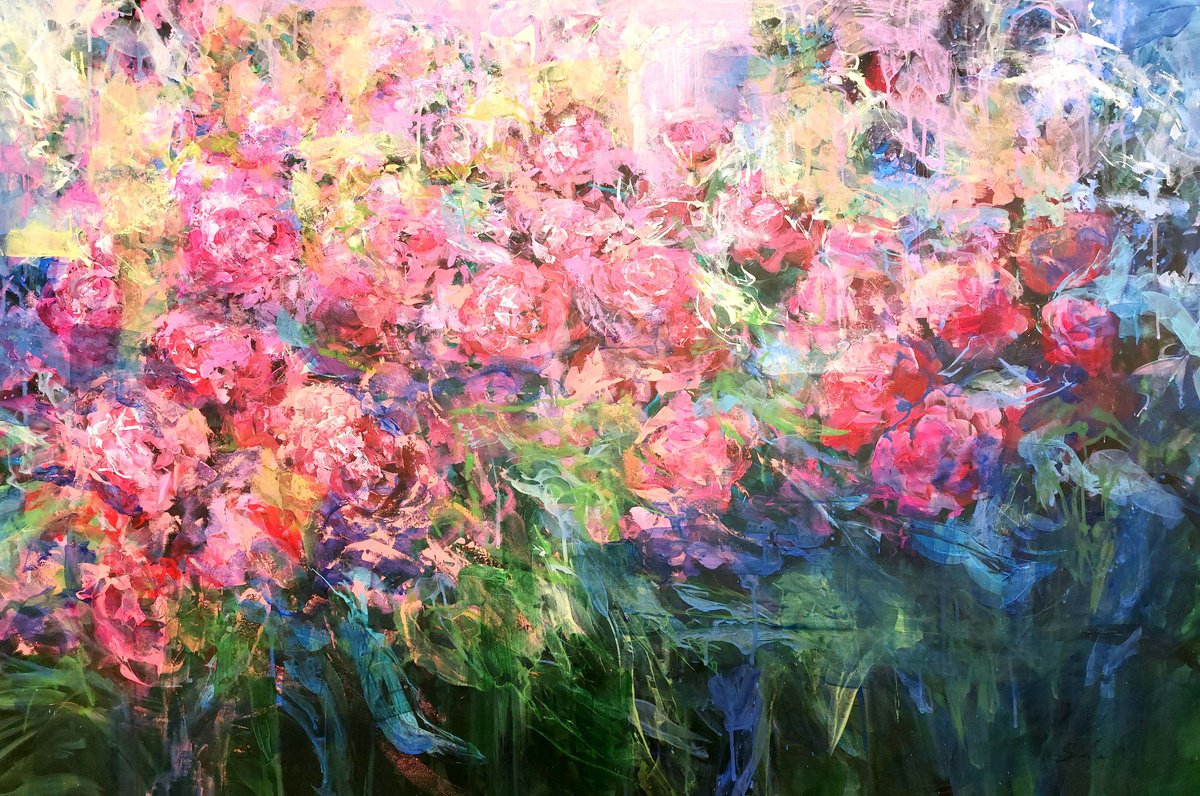 Vibrant Garden Symphony by Katia Solodka