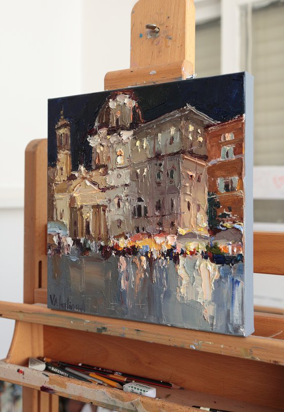 Piazza Navona at night, Rome