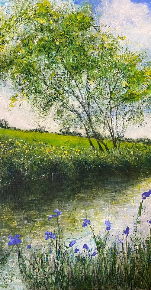 Wiltshire landscape by Clare Hoath