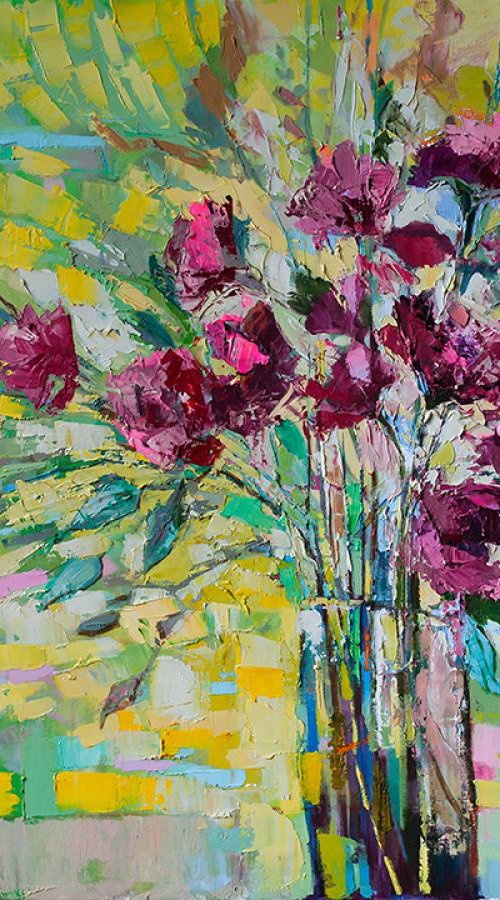 'Summer flowers in bloom' by Ewa Czarniecka