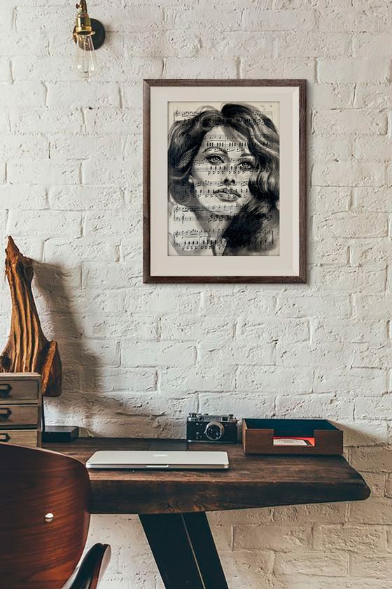 Sophia Loren Cinema Legend Portrait