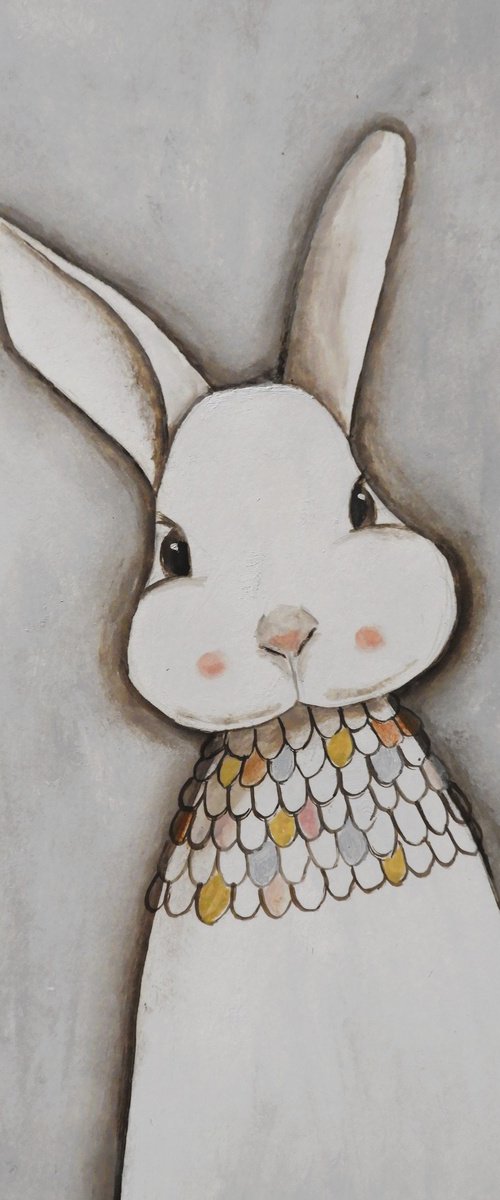 The white rabbit by Silvia Beneforti