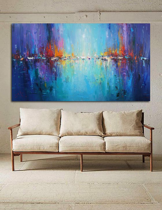 Night charts , Extra Large Oil Painting