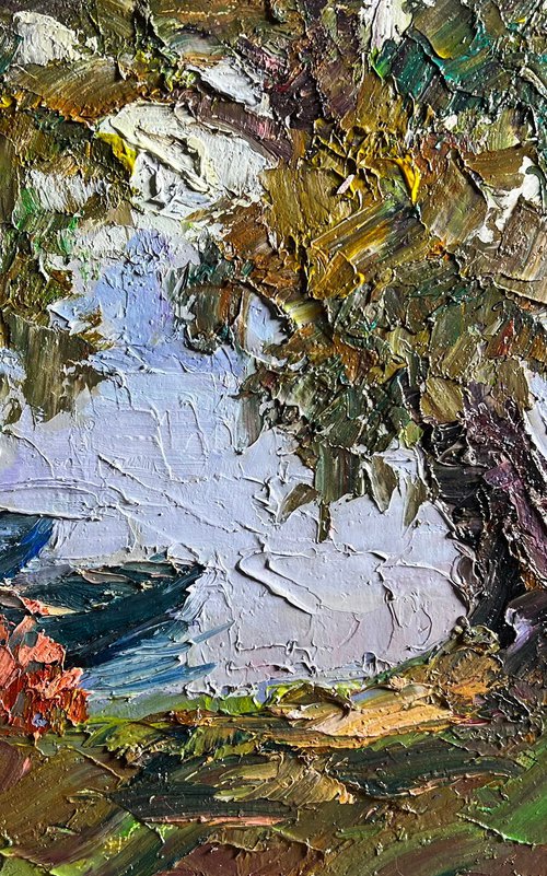 Boats on the Shore by Boris Serdyuk