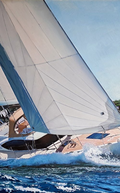 SUMMER, SUN, SEA, SAILS by Tatiana Rezvaya