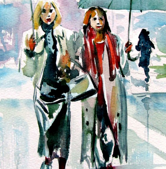 Rainy day in the city