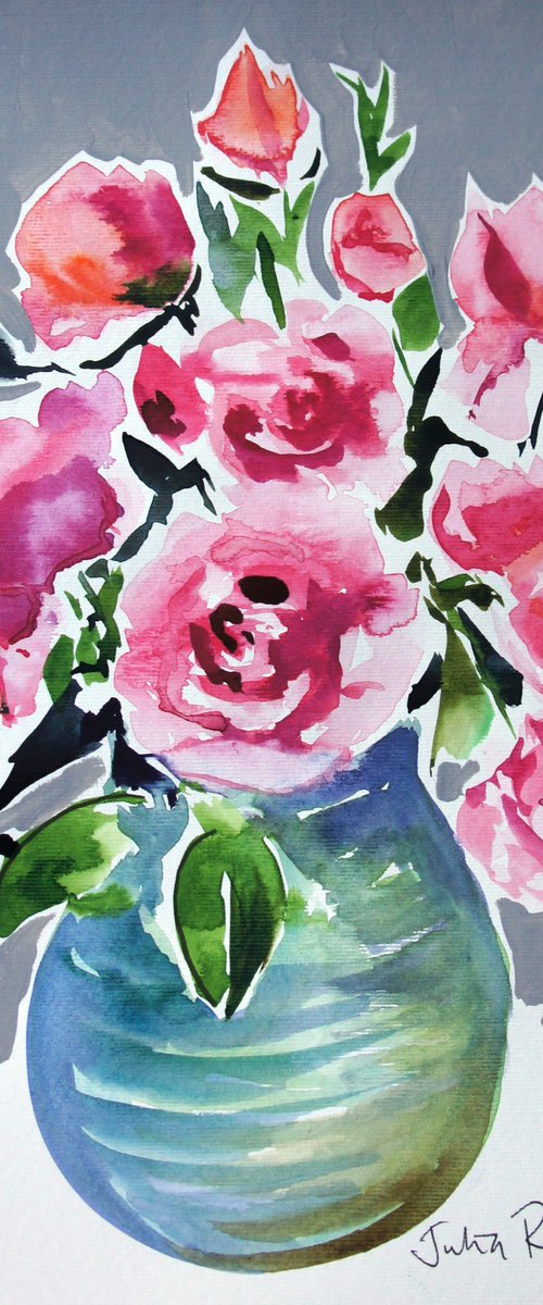 Fresh Roses by Julia Rigby