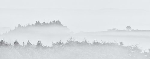 Misty Cornish Landscape by Paul Nash