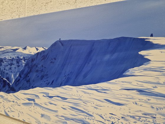 Winter on Helvellyn, The Lake District