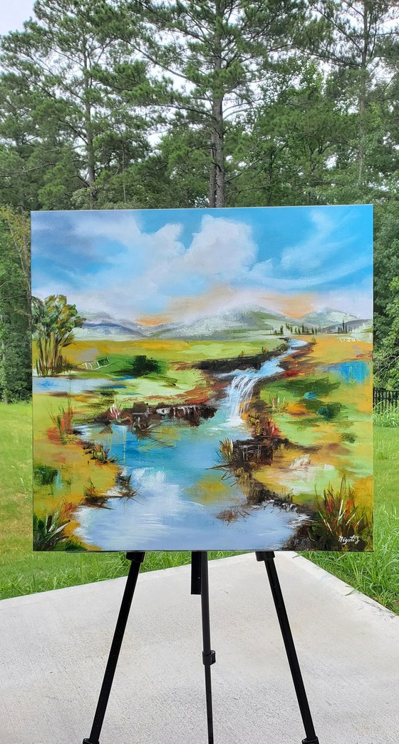 Silent waterfall