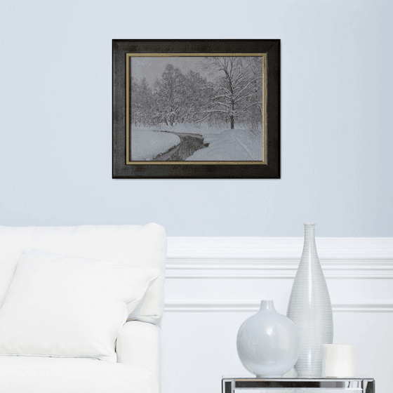 At the Ponomarka River in January