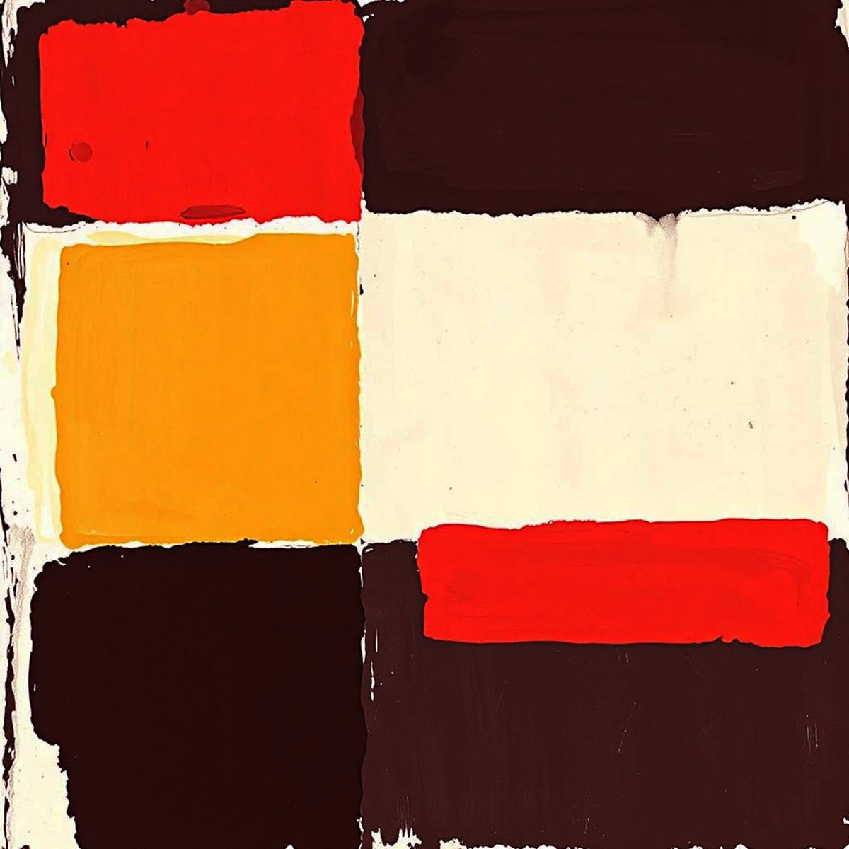 Abstract Giclee Print By Alessandro Butera, 35 X 35, Red, Original Artwork