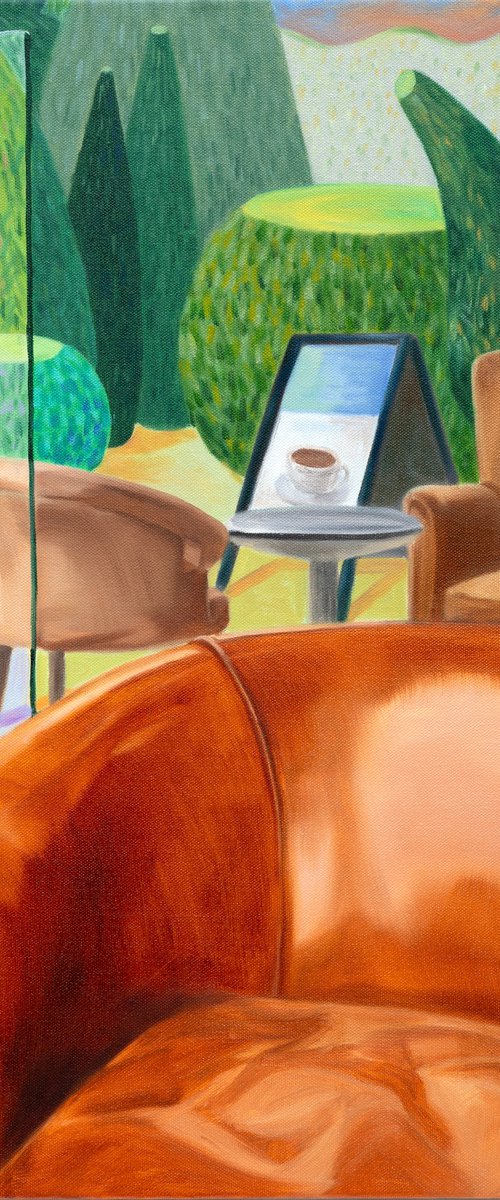 Topiary Garden Cafe by Ara Youn