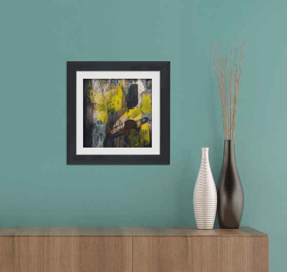 Abstraction #24 - Framed and ready to hang - original abstract painting