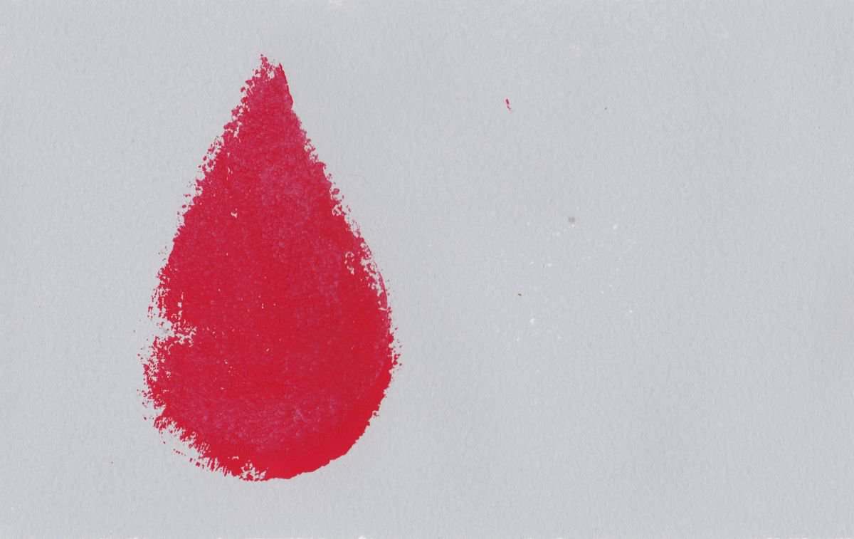 Red Raindrop by Rennie Pilgrem