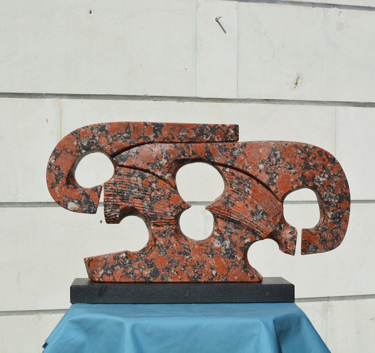 Animal Stone Sculpture By Ognyan Chitakov, 22 X 13", "Hare", Original Artwork