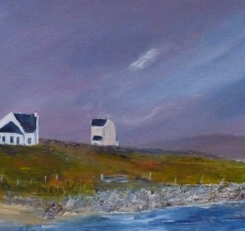 Peaceful Port Charlotte - A Scottish Landscape by Margaret Denholm