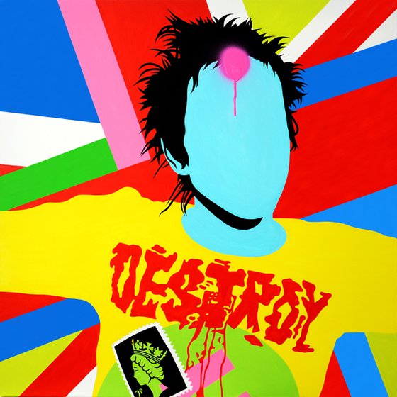 Faceless Portrait - Johnny Rotten (Sex Pistols)