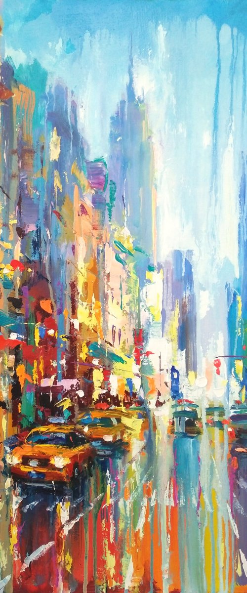 Abstract cityscape (New York)02 by Andrej  Ostapchuk