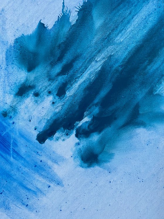 Blue abstract painting 2205202005