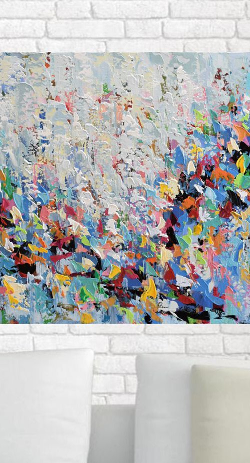 Feathers of Hope 24"x48" by Olga Tkachyk