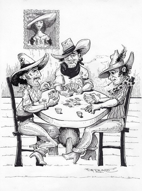 The Card Players by Ben De Soto