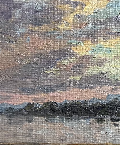 Evening at Chiang Khan by Sarawut Donrasri
