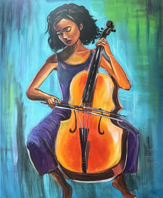 The Cello Player