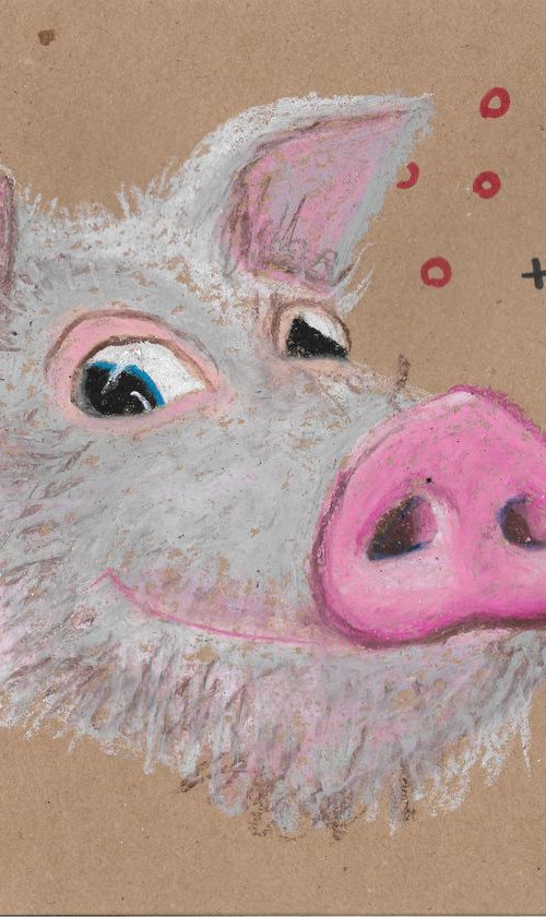 Head of pig #3 by Pavel Kuragin
