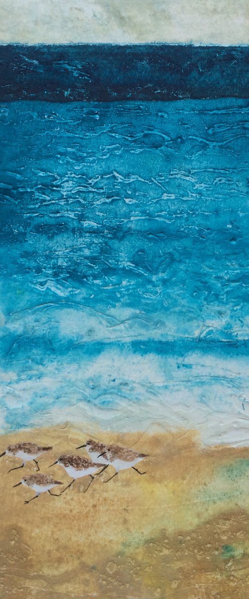Sanderlings by Jay Seabrook