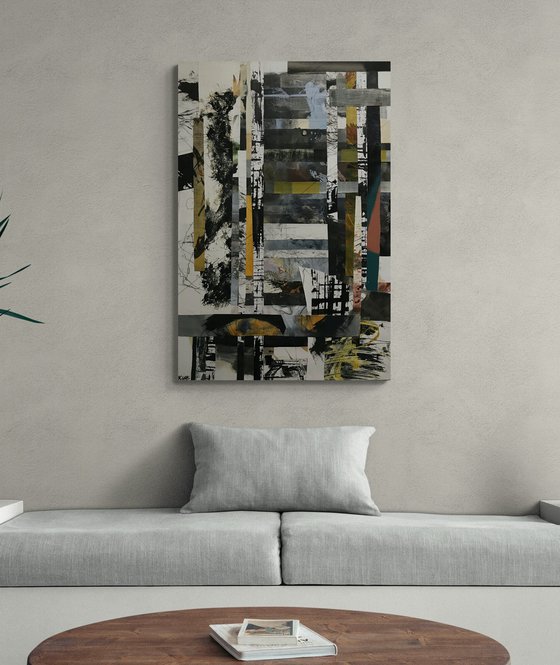 Contemplative Disjointed Reality Collage